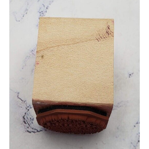 Friends Friendship Circler Small 1x1 Wood Mounted Rubber Block Stamp - Picture 4 of 7